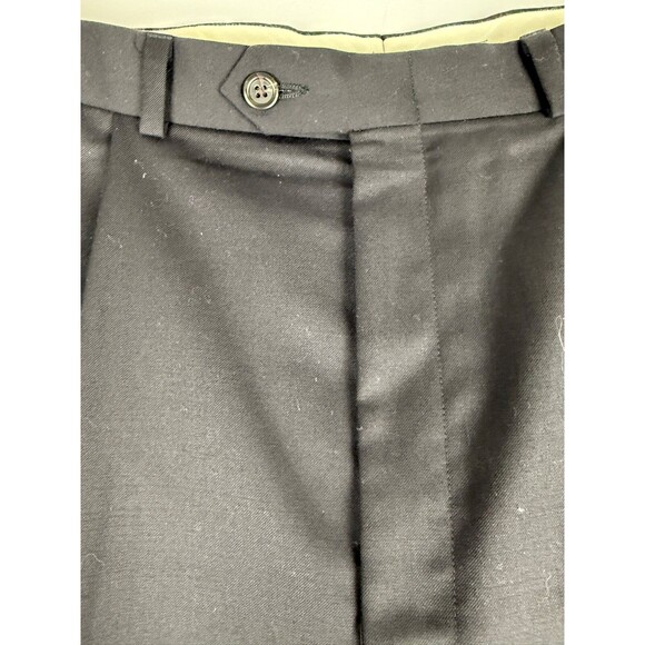 Lauren Ralph Lauren Wool cuffed Charcoal Pleated Dress Pants 34X34 - Picture 15 of 16